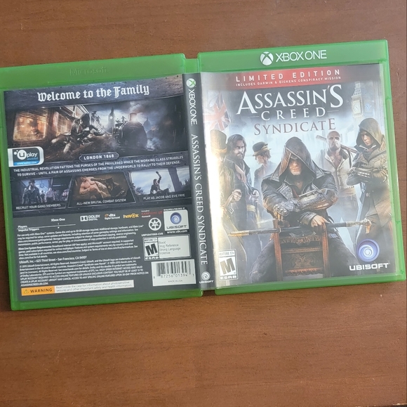Used XBOX ONE Limited Edition Assassin's Creed: Syndicate / Ubisoft Rated Mature - Picture 7 of 7